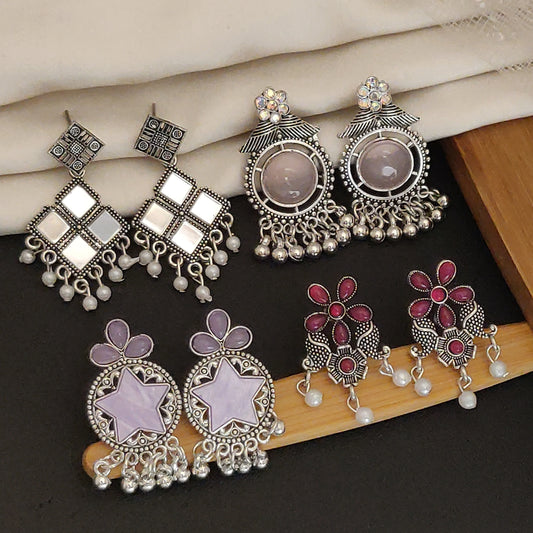Earrings & Studs (COMBO OF 4)