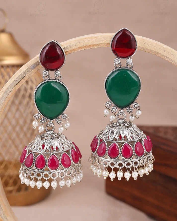 Mix color earrings
