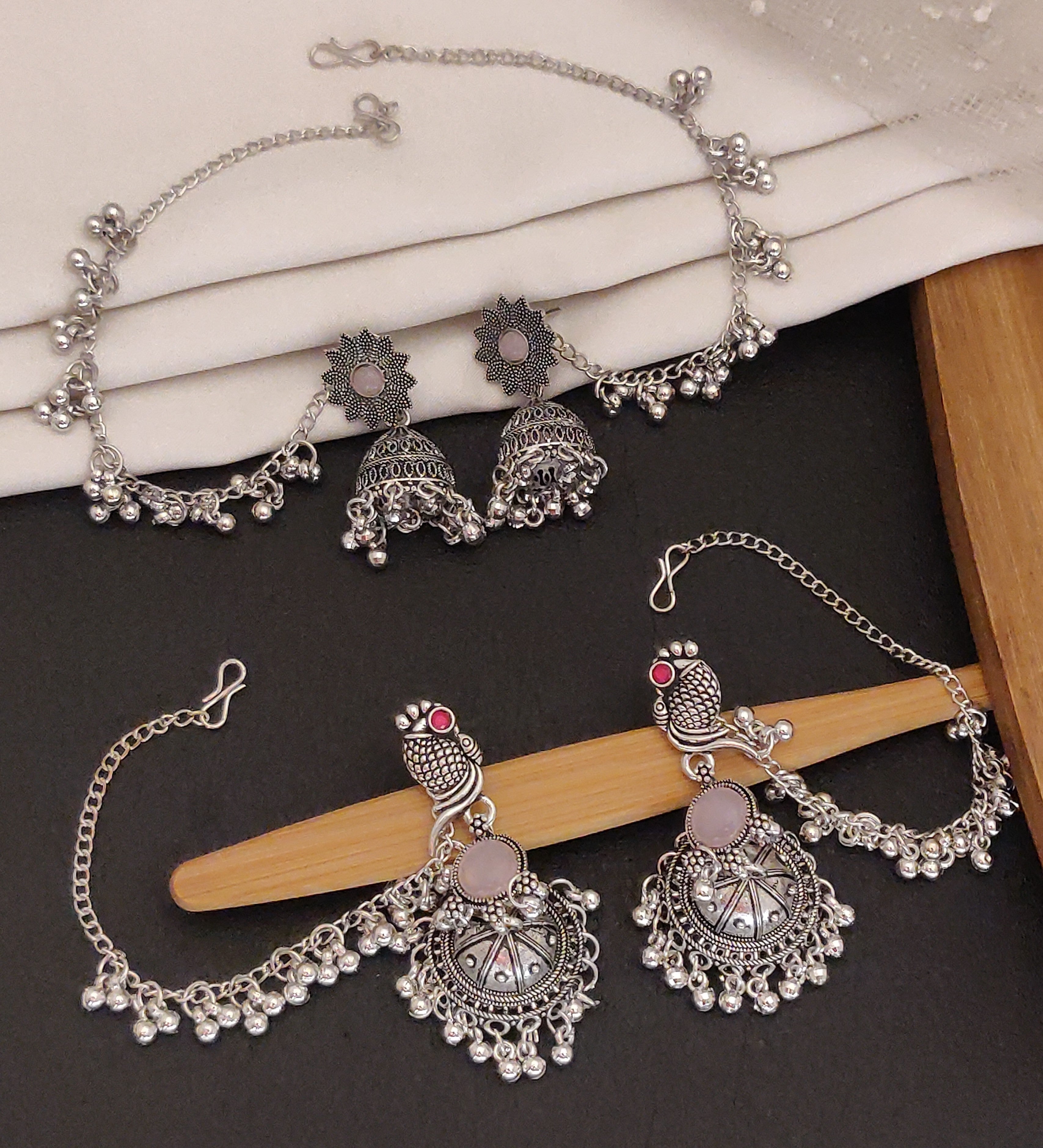 Latest Oxidised Bahubali Jhumka Earrings For Girls And Womens