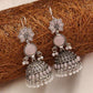 Trending Big Size Jhumka Afghani Style Earrings Long Earrings For Women Oxidized Jewelry For Girls German Silver Boho Jhumas Stylish Earring