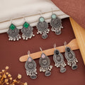 Traditional Oxidized Earings Pack of 4 Jhumki