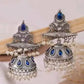Earrings | Oxidized Silver Jhumki Set